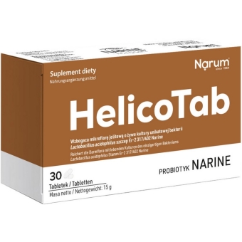 Narum HelicoTab 30tabletek Vitaway LLC cena 62,90zł