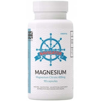 Navigator Magnesium Citrate 400mg 90kapsułek cena 39,90zł