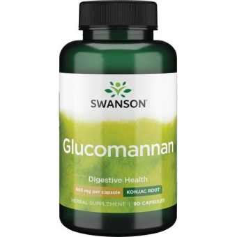 SWANSON Glucomannan 665mg 90kapsułek cena 49,90zł