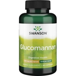 SWANSON Glucomannan 665mg 90kapsułek cena 49,90zł