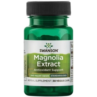 SWANSON Magnolia lekarska ekstrakt 200mg 30kapsułek cena 34,90zł