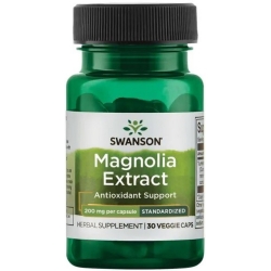 SWANSON Magnolia lekarska ekstrakt 200mg 30kapsułek cena 34,90zł