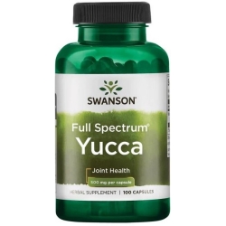 SWANSON Full Spectrum Yucca 500mg 100kapsułek cena 63,90zł