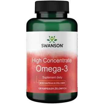 SWANSON High Concentrate Omega-3 120kapsułek cena 89,90zł
