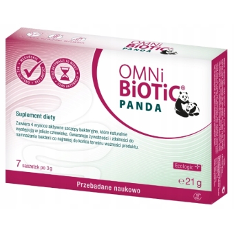 OMNi-BiOTiC PANDA - probiotyk dla kobiet w ciąży i dzieci 7saszetek cena 49,50zł