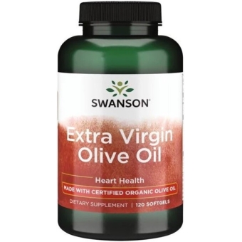SWANSON Olive oil Extra Virgin 1000mg 120kapsułek cena 56,90zł
