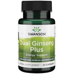 SWANSON Dual Ginseng Plus 60kapsułek cena 43,90zł