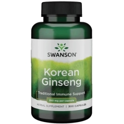 SWANSON Ginseng - Żeń-Szeń 250mg 300kapsułek cena 110,50zł