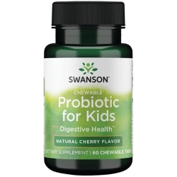 SWANSON Probiotyki dla dzieci do ssania 60tabletek cena 56,50zł