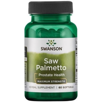 SWANSON Saw Palmetto extract 320mg 60kapsułek cena 105,50zł