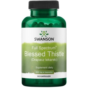 SWANSON Full Spectrum Blessed Thistle (Drapacz lekarski) 400mg 90kapsułek cena 37,50zł