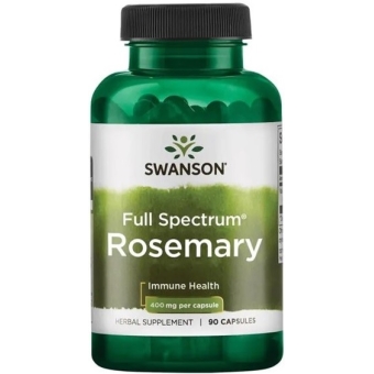SWANSON Rozmaryn 400mg 90kapsułek cena 27,50zł