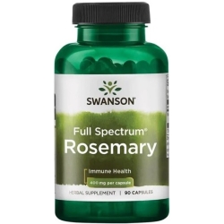 SWANSON Rozmaryn 400mg 90kapsułek cena 27,50zł