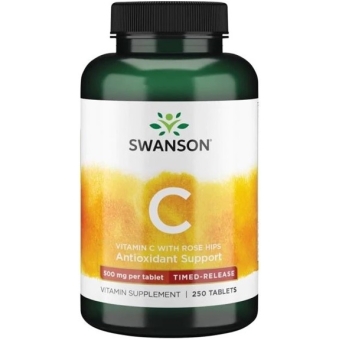 SWANSON Witamina C500 z RH 250tabletek cena 68,90zł