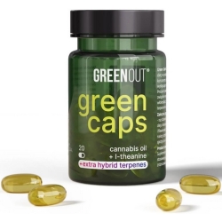 Kapsułki konopne Green Out® Green Caps + Terpeny 20kapsułek Dutch Therapy cena 89,00zł
