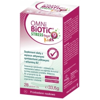 OMNi-BiOTiC STRESS Repair 9 Kids 28saszetek cena 134,85zł