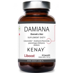 Kenay DAMIANA Ekstrakt z liści 60kapsułek cena 55,90zł