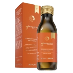 MyBestPharm MyBestProtect olej EPA DHA odporność smak gumy balonowej płyn 250ml cena 179,00zł