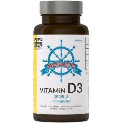 Navigator Witamina D3 20000IU 120kapsułek cena 85,80zł