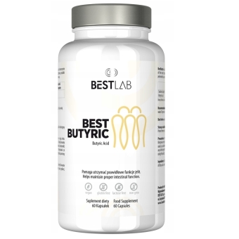 BestLab BestButyric maślan sodu 60kapsułek cena 88,00zł