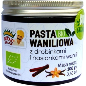 Pasta waniliowa 100 g BIO Royal Brand  cena 47,19zł