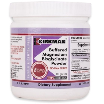 Kirkman Buffered Magnesium Bisglycinate Powder 113g cena 201,90zł