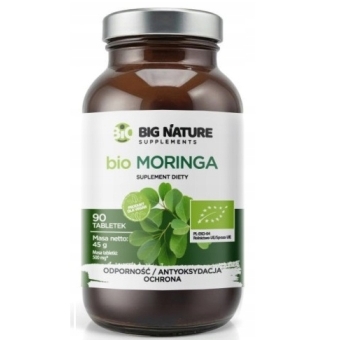 Big Nature Moringa BIO 150tabletek cena 33,90zł
