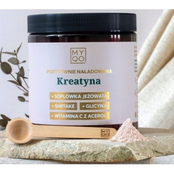 MYQO Pozytywnie naładowana kreatyna w proszku 300g cena 109,00zł