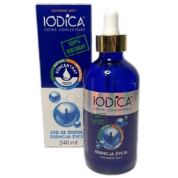 Iodica naturalny koncentrat jodu szkło płyn 240ml cena 89,00zł