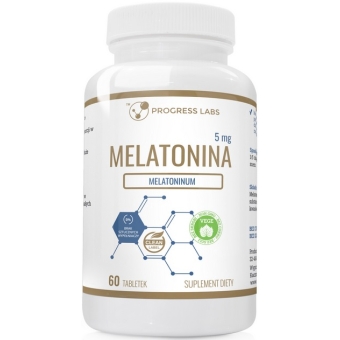 Progress Labs Melatonina 5mg 60tabletek cena 19,50zł
