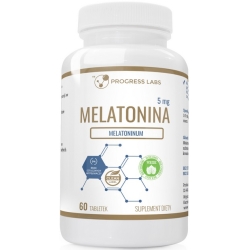 Progress Labs Melatonina 5mg 60tabletek cena 19,50zł