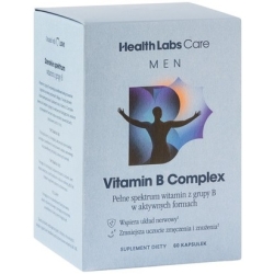 Health Labs Witamina B Complex MEN (dla mężczyzn) 60kapsułek cena 109,00zł