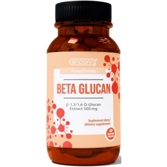 Encann Beta Glukan 500mg 60kapusłek cena 43,85zł