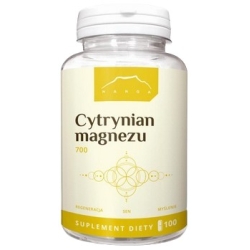Nanga Cytrynian magnezu 700mg 100kapsułek cena 23,50zł