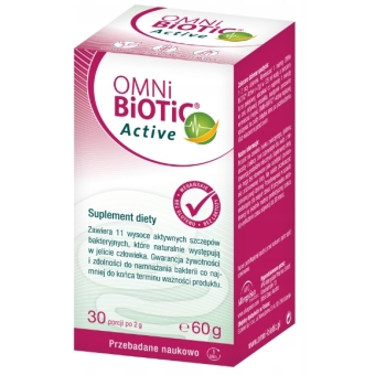 OMNi-BiOTiC Active proszek 60g cena 198,90zł