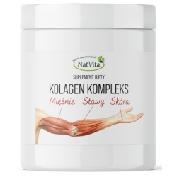 NatVita Kolagen Kompleks (Mięśnie+Stawy+Skóra) proszek 300g cena 78,49zł