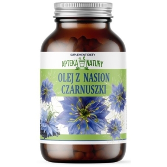 Olej z czarnuszki 90kapsułek Apteka Natury cena 39,80zł