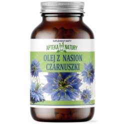 Olej z czarnuszki 90kapsułek Apteka Natury cena 39,80zł