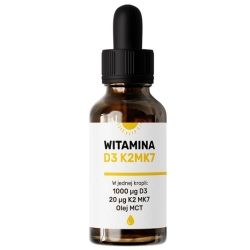 Witamina D3K2MK7 olej MCT krople 30ml API Effect cena 64,90zł