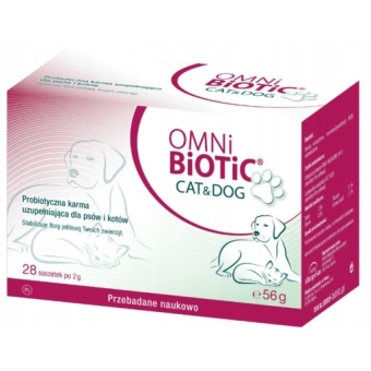 OMNi-BiOTiC Cat & Dog probiotyk dla psa i kota 28saszetek cena 148,90zł