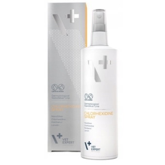 VetExpert Chlorhexidine spray na zmiany skórne dla psów i kotów 100ml cena 36,95zł
