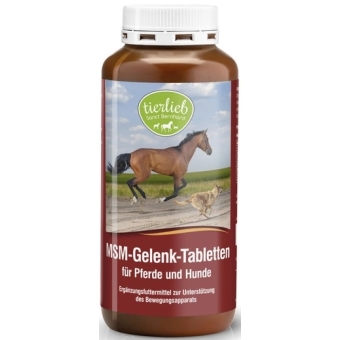 Tierlieb MSM Siarka organiczna dla psów i koni 500tabletek cena 118,90zł