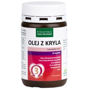Sanct Bernhard Olej z kryla antarktycznego - EPA i DHA, astaksantyna 90kapsułek cena 77,50zł