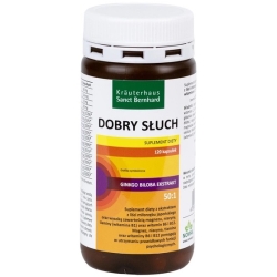 Sanct Bernhard Dobry Słuch - ekstrakt z Ginkgo Biloba 120kapsułek cena 59,90zł
