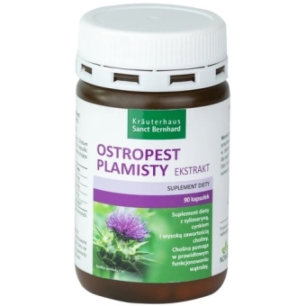 Sanct Bernhard Ostropest plamisty 90kapsułek cena 54,90zł