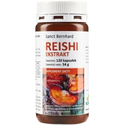 Sanct Bernhard Reishi ekstrakt z grzyba 120kapsułek cena 56,90zł