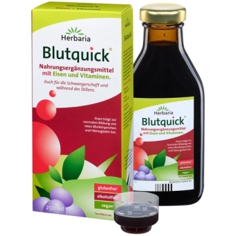 Herbaria Blutquick® - tonik, żelazo z witaminami 250ml cena 54,90zł