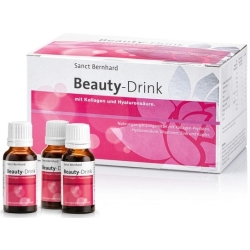 Sanct Bernhard Beauty Drink - kolagen, kwas hialuronowy, witaminy 15x20ml cena 84,90zł