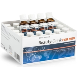 Sanct Bernhard Beauty Drink dla mężczyzn - kolagen, kwas hialuronowy, witaminy, kofeina 30x20ml cena 166,80zł