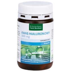 Sanct Bernhard Kwas hialuronowy 500mg 90kapsułek cena 78,90zł